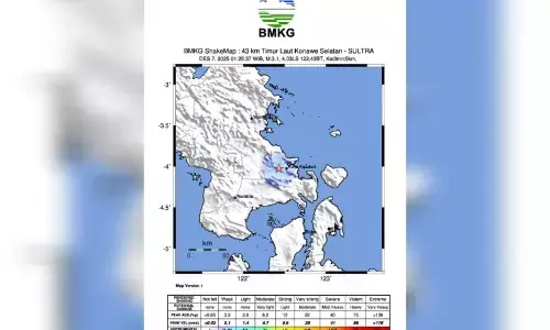 BMKG sebut sesar aktif picu gempa di dua wilayah Sultra BMKG sebut sesar aktif picu gempa di dua wilayah Sultra