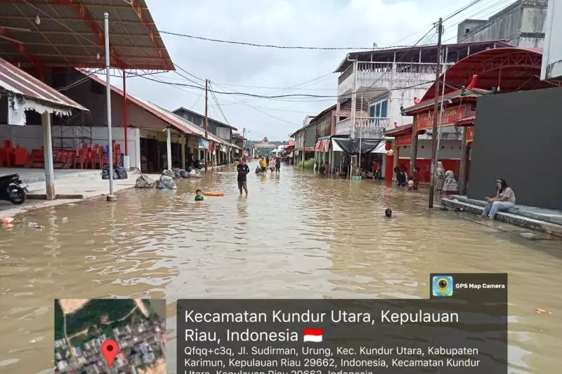BPBD: Tidak ada korban dalam banjir rob Karimun
