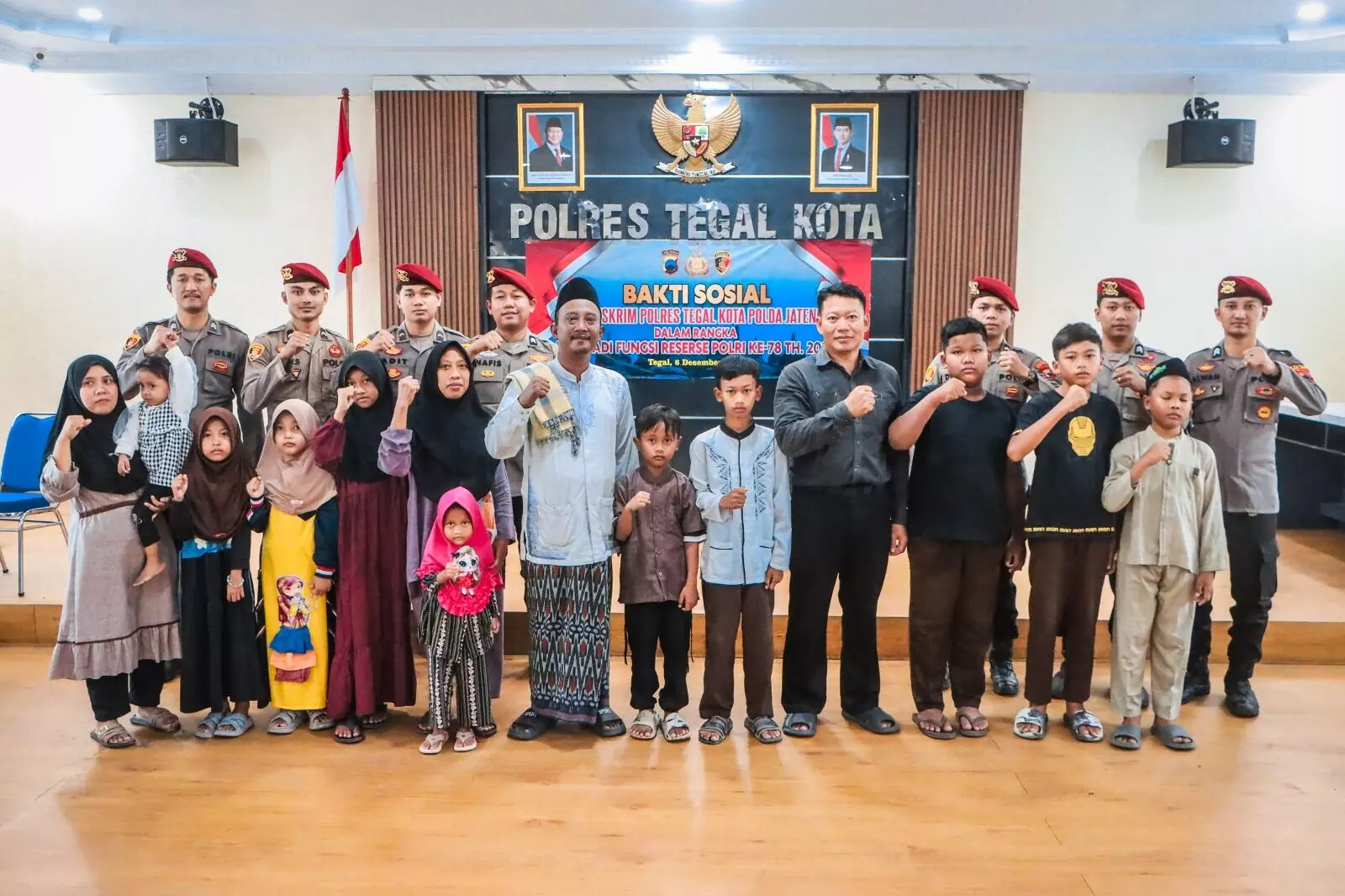 Rayakan HUT ke-78, Reserse Polri berbagi kebahagiaan bersama anak panti Majelis Nurul Ummah