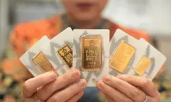 Harga emas Antam hari ini naik Rp5.000 menjadi Rp2,409 juta/gram