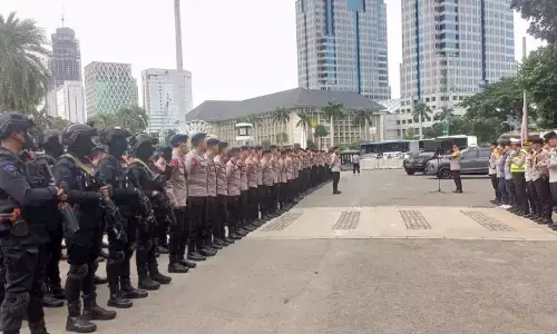 Ribuan personel kawal aksi unjuk rasa Apdesi Ribuan personel kawal aksi unjuk rasa Apdesi