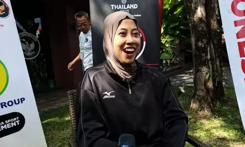 Megawati Hangestri, atlet voli andalan pembawa bendera Indonesia Megawati Hangestri, atlet voli andalan pembawa bendera Indonesia