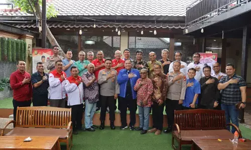 Ngopi Kamtibmas Kapolres Metro Depok bersama tokoh umat kristen Kota Depok
