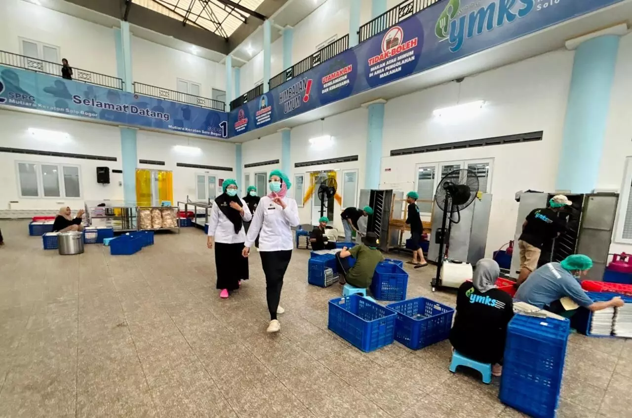 SPPG Sukamantri pionir oven ompreng untuk keamanan pangan