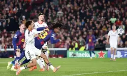 Brace Jules Kounde bantu Barcelona comeback 2-1 atas Frankfurt Brace Jules Kounde bantu Barcelona comeback 2-1 atas Frankfurt