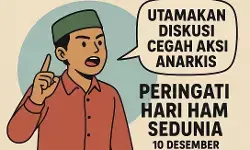 Aktivis ajak prioritaskan diskusi damai di hari HAM sedunia