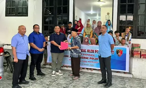 Sambut HUT ke-78 Reserse Polri, Personel Polda Sulut sambangi 2 panti asuhan dan berikan bantuan Sambut HUT ke-78 Reserse Polri, Personel Polda Sulut sambangi 2 panti asuhan dan berikan bantuan