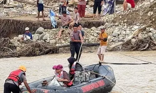 Polda Sumut sediakan perahu karet evakuasi warga di Tapanuli Selatan