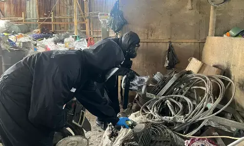 Skrap besi terpapar Cesium-137 dicuri security PT PMT Skrap besi terpapar Cesium-137 dicuri security PT PMT