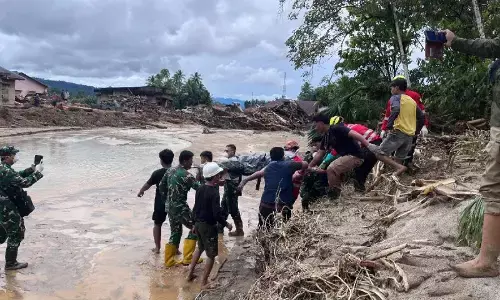 Korban meninggal akibat bencana alam di Sumut bertambah jadi 343 orang