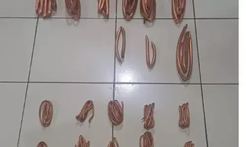 Polisi bekuk pencuri pipa tembaga di kawasan Bandara Mas Polisi bekuk pencuri pipa tembaga di kawasan Bandara Mas