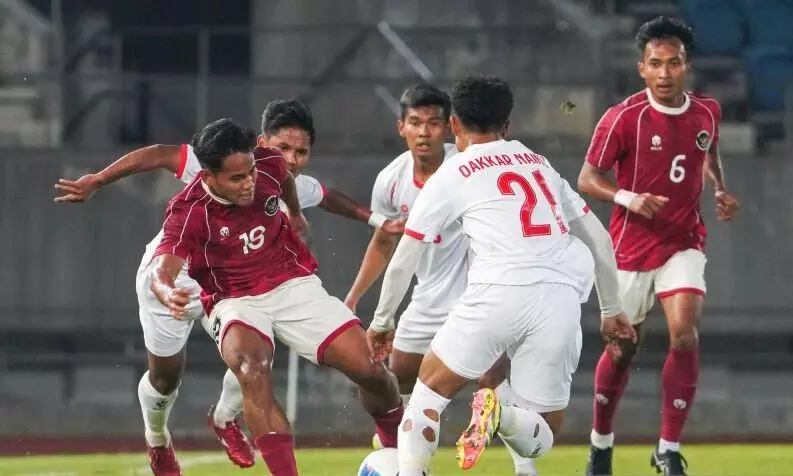 Indonesia vs Myanmar imbang 1-1 pada babak pertama Indonesia vs Myanmar imbang 1-1 pada babak pertama