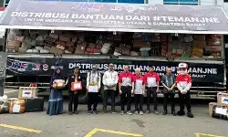JNE distribusikan lebih 500 ton bantuan untuk korban bencana Sumatera