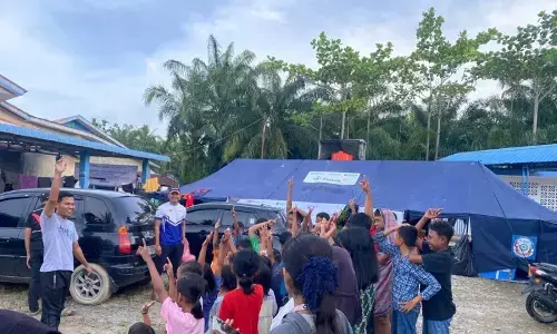 ERG PT Timah fokuskan kebersihan pengungsian korban banjir Sumatera ERG PT Timah fokuskan kebersihan pengungsian korban banjir Sumatera