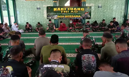 Jelang Hari Juang ke-80 TNI AD, prajurit Kodim 1710/Mimika gelar doa bersama Jelang Hari Juang ke-80 TNI AD, prajurit Kodim 1710/Mimika gelar doa bersama