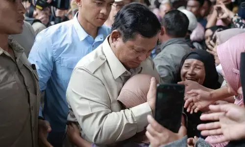 Prabowo: Meski tak punya tongkat Nabi Musa, tapi kami bekerja keras