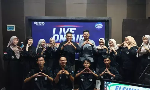 Mahasiswa KPI UIN Raden Fatah kunjungi Elshinta Palembang, kenal jurnalistik radio Mahasiswa KPI UIN Raden Fatah kunjungi Elshinta Palembang, kenal jurnalistik radio