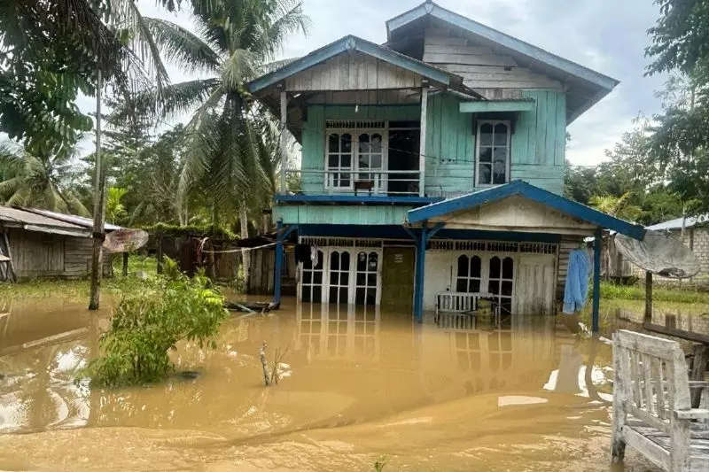 Sebanyak 348 rumah di Keerom terendam banjir Sebanyak 348 rumah di Keerom terendam banjir