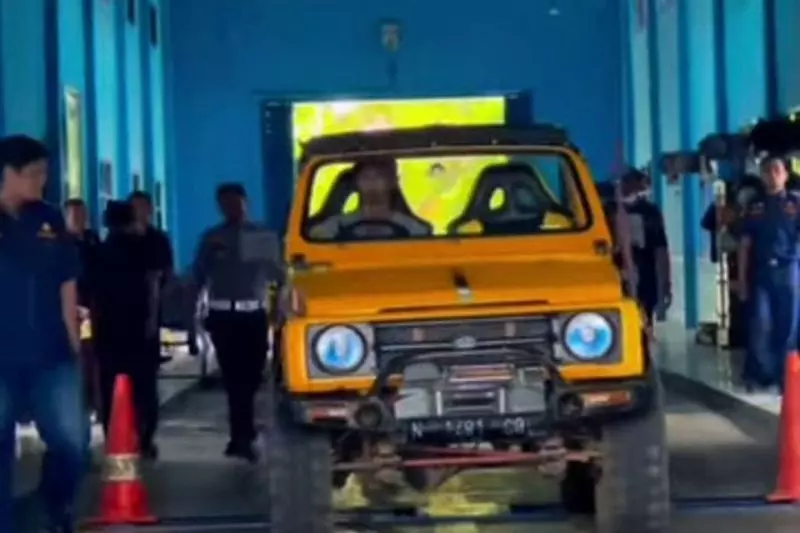 Dishub Magetan uji kelaikan Jeep Wisata Sarangan Dishub Magetan uji kelaikan Jeep Wisata Sarangan