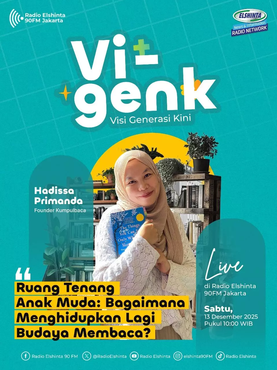 VIGENK: Dari resah pribadi, kumpul baca hadirkan ruang aman membaca sejak 2019 VIGENK: Dari resah pribadi, kumpul baca hadirkan ruang aman membaca sejak 2019