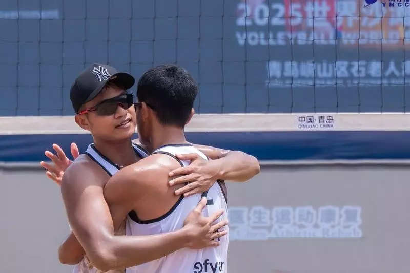 Tim voli pantai putra Indonesia belum terkalahkan di SEA Games 2025 Tim voli pantai putra Indonesia belum terkalahkan di SEA Games 2025