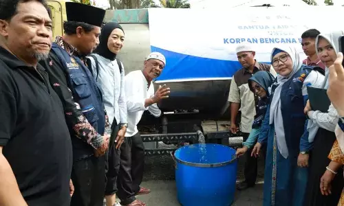 Danone Indonesia kirim air bersih dan nutrisi bagi terdampak banjir Sumut Danone Indonesia kirim air bersih dan nutrisi bagi terdampak banjir Sumut