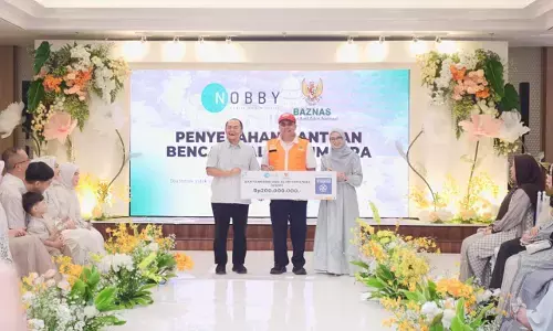 Nobby dan BAZNAS RI salurkan Rp250 juta untuk penyintas banjir Sumatera Nobby dan BAZNAS RI salurkan Rp250 juta untuk penyintas banjir Sumatera