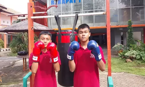 2 siswa SRMA Sembilan Jakarta ikuti latihan tinju, siap tanding se-Jakarta