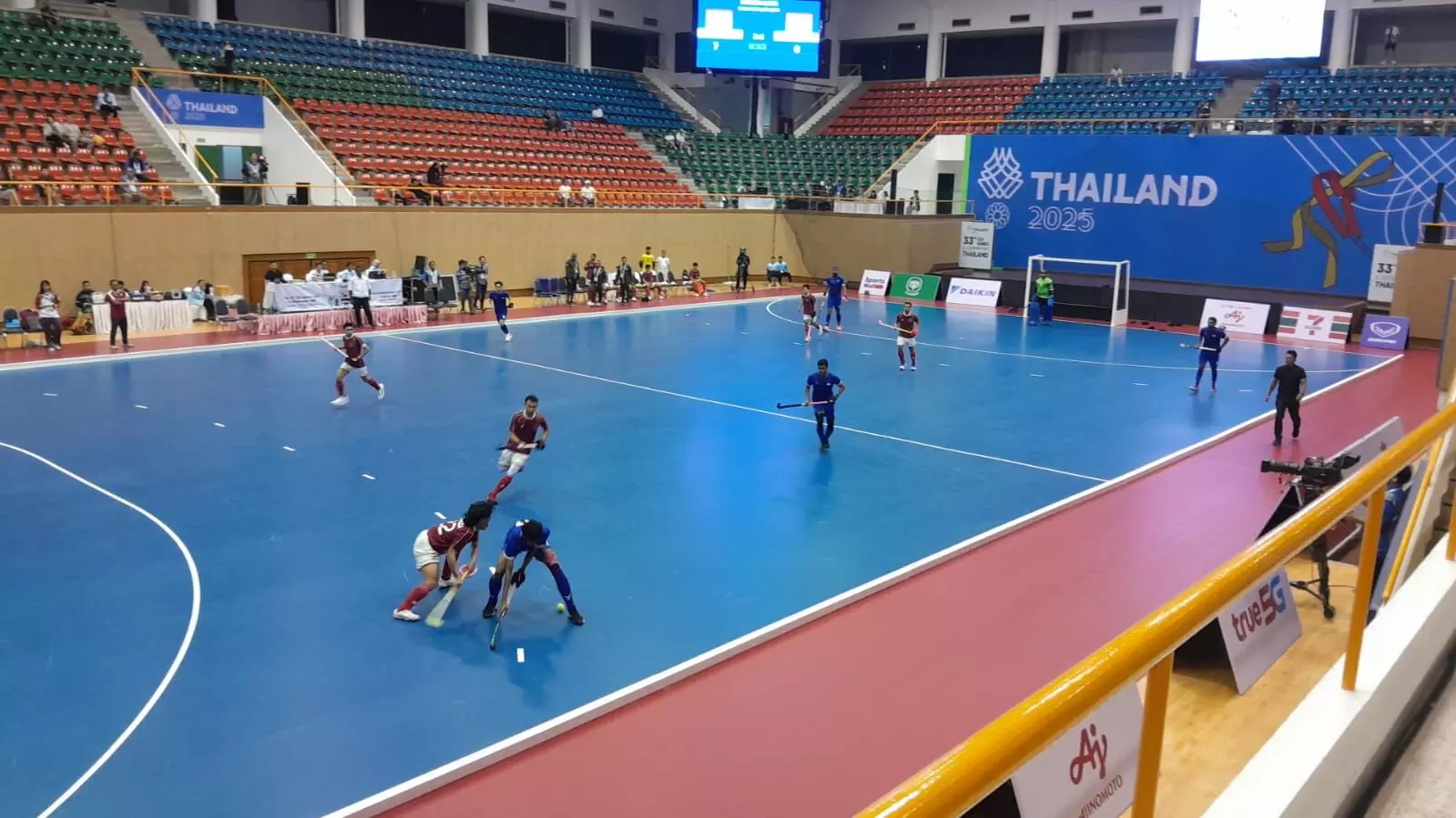 Hockey indoor putra Indonesia taklukan Singapura 10-0 laga perdana SEA Games 2025 Hockey indoor putra Indonesia taklukan Singapura 10-0 laga perdana SEA Games 2025