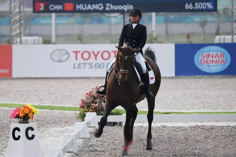 Berkuda tunggang serasi beregu sumbang perak SEA Games 2025 Berkuda tunggang serasi beregu sumbang perak SEA Games 2025