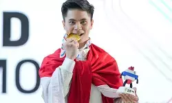 Edgar Marvelo persembahkan emas pertama wushu Indonesia SEA Games 2025 Edgar Marvelo persembahkan emas pertama wushu Indonesia SEA Games 2025