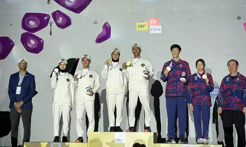 Atlet muda panjat tebing sabet 8 medali Sea Games 2025, FPTI optimistis Olimpiade 2028 Atlet muda panjat tebing sabet 8 medali Sea Games 2025, FPTI optimistis Olimpiade 2028