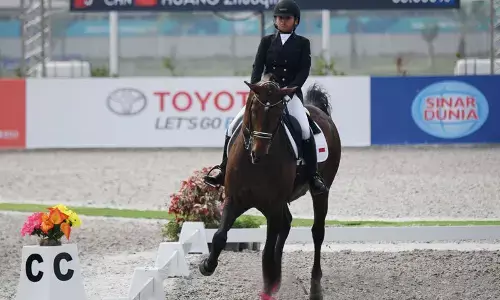 Berkuda tunggang serasi beregu sumbang perak SEA Games 2025