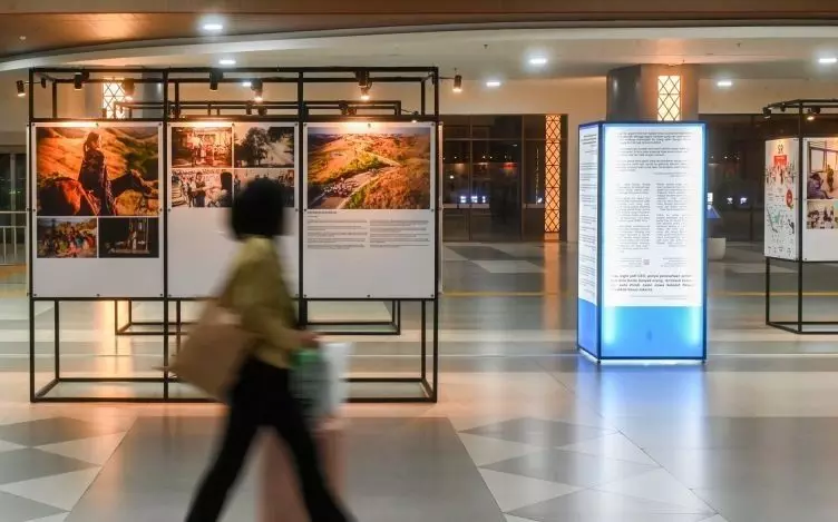 Pameran Jurnalistik `Haluan Merah Putih` hadir di Stasiun Tanah Abang