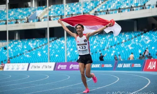 Tim Indonesia borong emas marathon dan jalan cepat 20 Km di SEA Games 2025