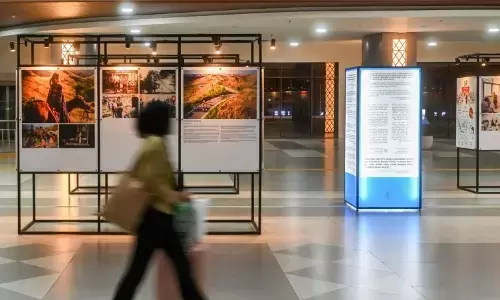 Pameran Jurnalistik `Haluan Merah Putih` hadir di Stasiun Tanah Abang