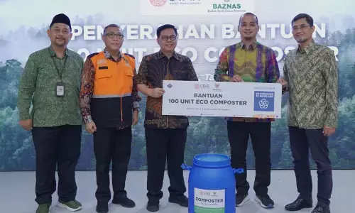 BAZNAS RI terima bantuan bencana Sumatera dan 100 eco composter dari STAR AM