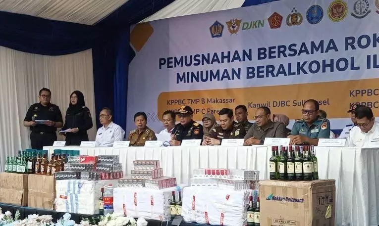 DJBC Sulbagsel musnahkan 44,97 juta batang rokok ilegal DJBC Sulbagsel musnahkan 44,97 juta batang rokok ilegal