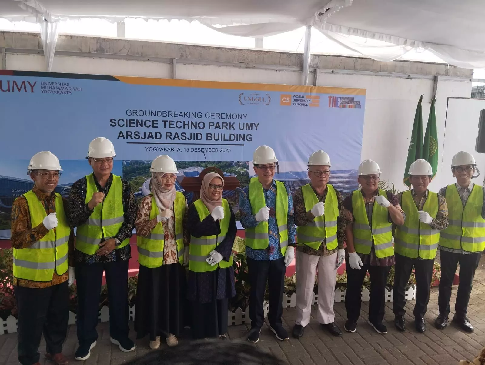 Groundbreaking Science Techno Park UMY, wujudkan kolaborasi kampus dan dunia usaha Groundbreaking Science Techno Park UMY, wujudkan kolaborasi kampus dan dunia usaha