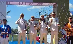 Tim Triathlon sapu bersih 3 emas hari pertama SEA Games Thailand 2025 Tim Triathlon sapu bersih 3 emas hari pertama SEA Games Thailand 2025