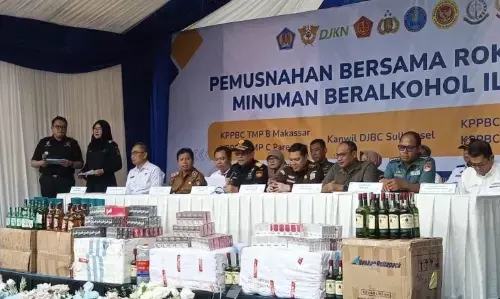 DJBC Sulbagsel musnahkan 44,97 juta batang rokok ilegal