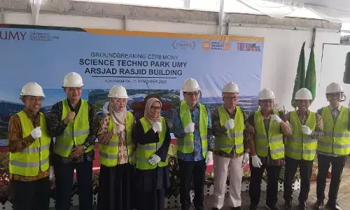 Groundbreaking Science Techno Park UMY, wujudkan kolaborasi kampus dan dunia usaha Groundbreaking Science Techno Park UMY, wujudkan kolaborasi kampus dan dunia usaha