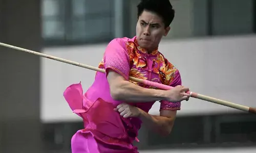 Tim wushu Indonesia juara umum SEA Games Thailand