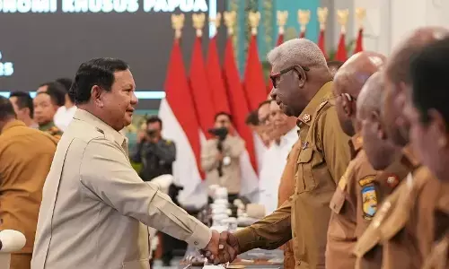 Prabowo minta dana otsus tidak dipakai untuk DLN pemda di Papua Prabowo minta dana otsus tidak dipakai untuk DLN pemda di Papua