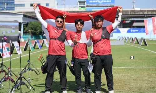 Panahan Indonesia kawinkan emas beregu Recurve di SEA Games Thailand 2025 Panahan Indonesia kawinkan emas beregu Recurve di SEA Games Thailand 2025