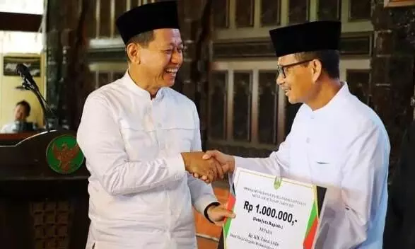 3.439 marbot, imam masjid dan pemuka agama di Kudus dapat bantuan kesejahteraan 3.439 marbot, imam masjid dan pemuka agama di Kudus dapat bantuan kesejahteraan