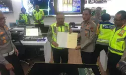 Kakorlantas Polri cek kesiapan lalu lintas di Bali jelang Nataru