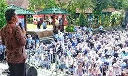 Bupati Magelang Grengseng Pamuji beri pesan optimistis kepada juniornya