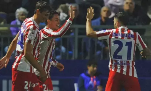 Atletico melaju ke 16 besar Copa del Rey setelah kalahkan tim kasta keempat Atletico melaju ke 16 besar Copa del Rey setelah kalahkan tim kasta keempat