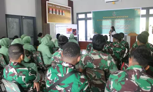 Cegah penyebaran penyakit, Kodim 1715/Yahukimo gelar penyuluhan HIV/AIDS Cegah penyebaran penyakit, Kodim 1715/Yahukimo gelar penyuluhan HIV/AIDS